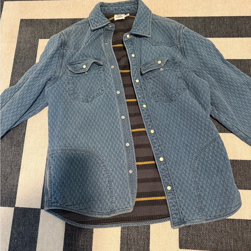 Flint & Tinder Demim Snap Jacket Men’s Medium